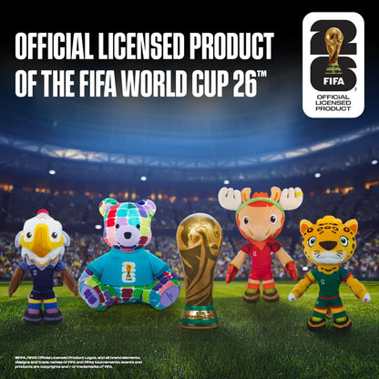 FIFA World Cup 2026 Plush Set, Soft Soccer Ball & Plush Trophy & Collectible Football Mascot Plush Gift