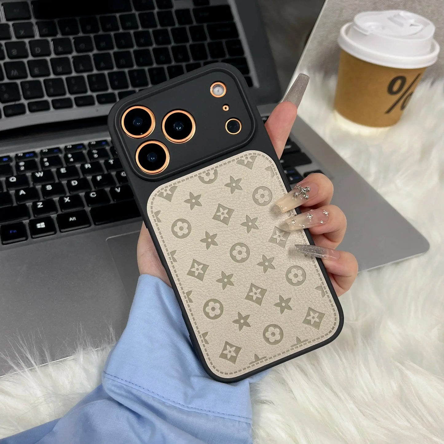 Suitable for Ipone Iphone 17, 16, 15, 14, 13 Pro Max, Viral High-Endleather Pattern Phone Case,Leather Phone Caseforbothboys and Girls.17 Pro Max Case/16 plus Case/15 Promax Case