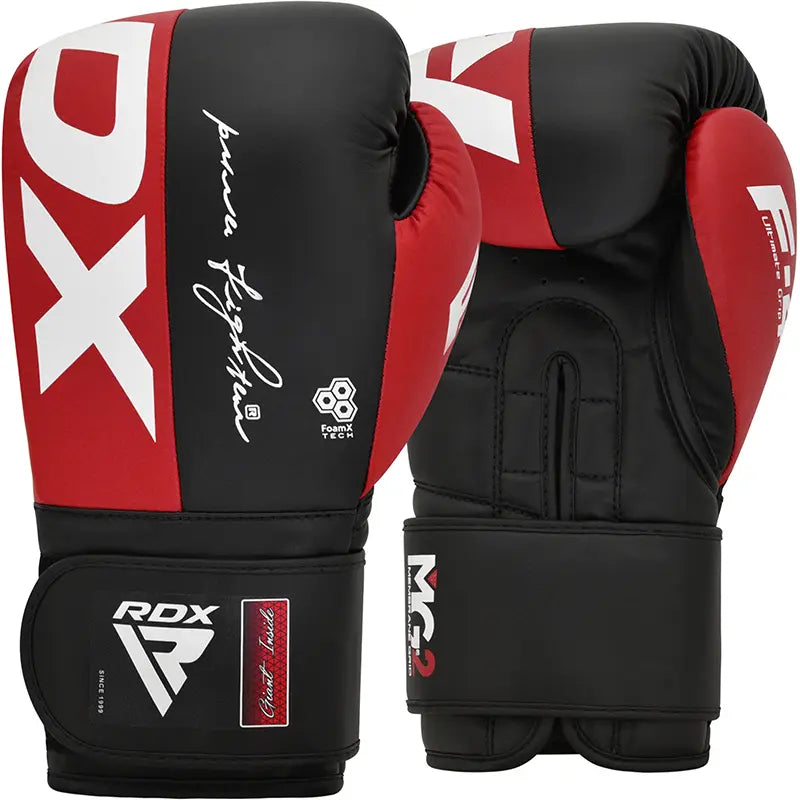 RDX F4 Sparring Gloves 2 Gloves with Kalixa Skin Maya Hide Leather. Boxing Equipment Protective Gear