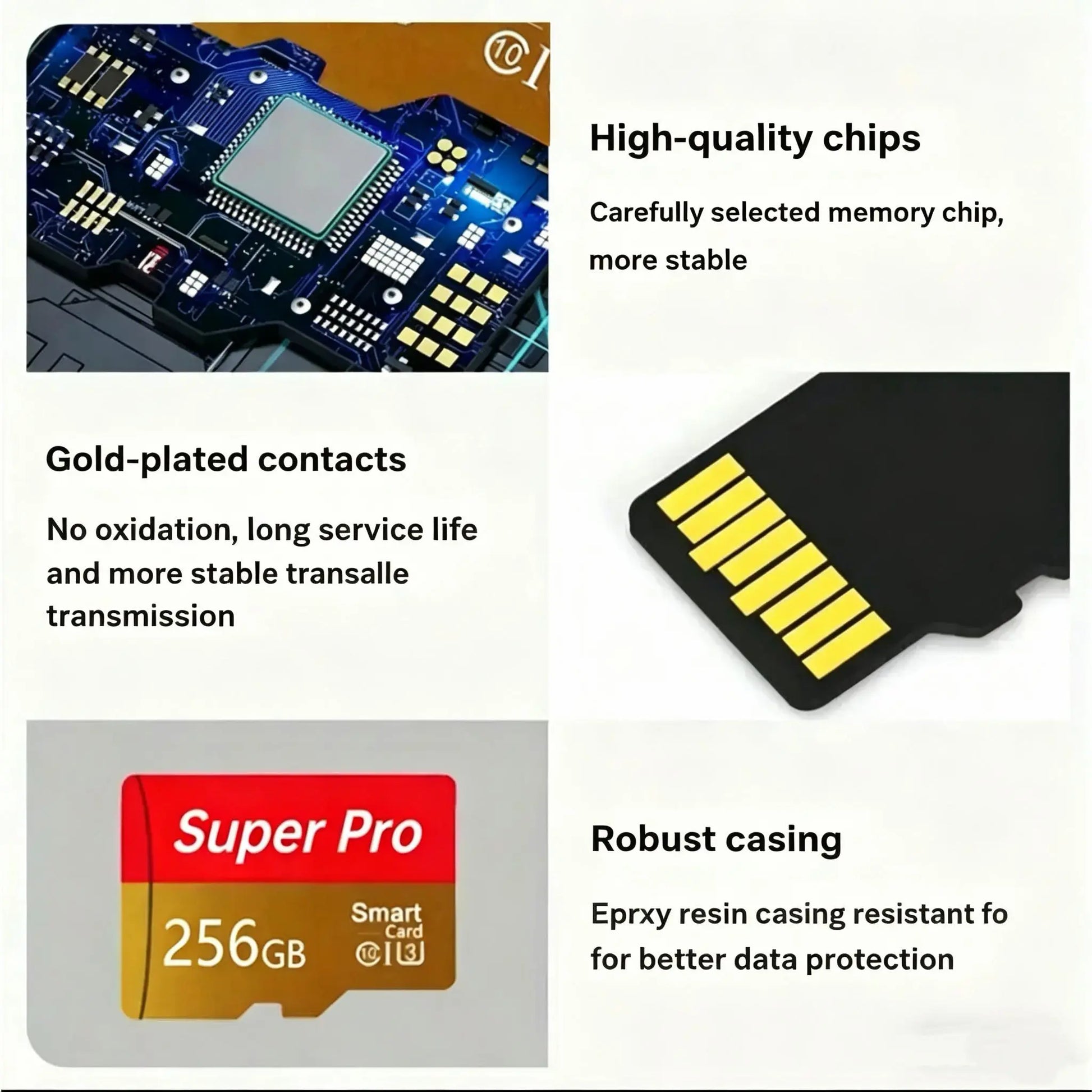 2-Pack 1TB Micro SD Card Memory Card Bundle - High Speed A2 Class 10 U3 V30 Performance, Universal Storage Expansion with SD Adapter for Phone Tablet Camera GPS Switch#Summervibes！