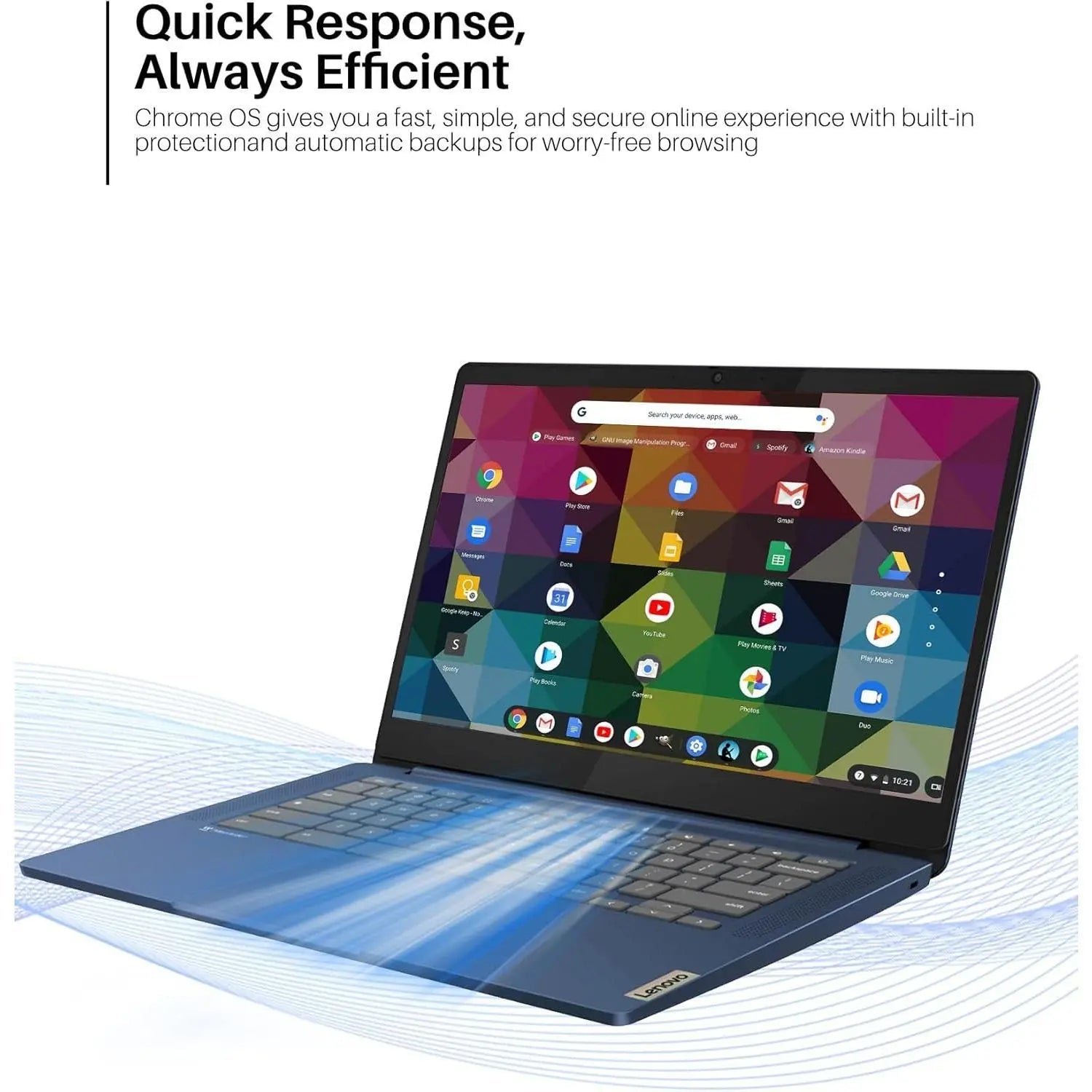 Lenovo 2026 Slim 3 Chromebook Laptop - 14" FHD Touch Screen for Student Business, 8-Core Mediatek 520 Processor, up to 16GB RAM, 64GB EMMC+128GB Micro SD, 13.5 H of Use, Wi-Fi 6, Chrome OS