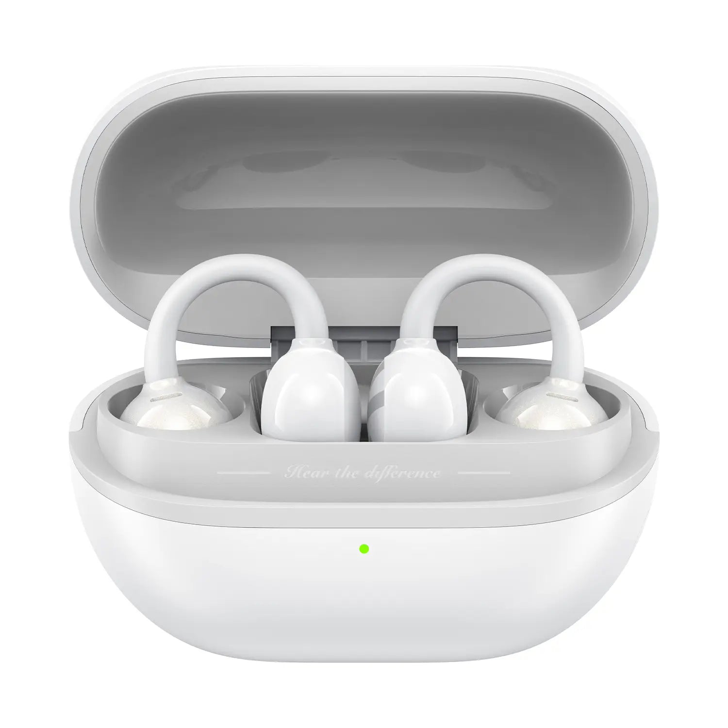 Soundpeats POP Clip Open-Ear Wireless Earbuds, Bluetooth 5.4, Single Mic ENC Noise Cancelling, Game Mode, Fast Charging, IPX5 Waterproof, 30H Playtime for Sports & Daily Use
