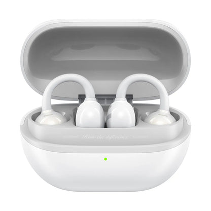 Soundpeats POP Clip Open-Ear Wireless Earbuds, Bluetooth 5.4, Single Mic ENC Noise Cancelling, Game Mode, Fast Charging, IPX5 Waterproof, 30H Playtime for Sports & Daily Use
