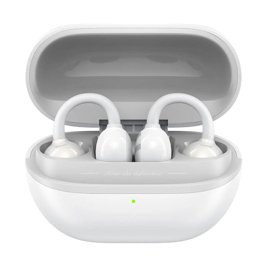 Soundpeats POP Clip Open-Ear Wireless Earbuds, Bluetooth 5.4, Single Mic ENC Noise Cancelling, Game Mode, Fast Charging, IPX5 Waterproof, 30H Playtime for Sports & Daily Use
