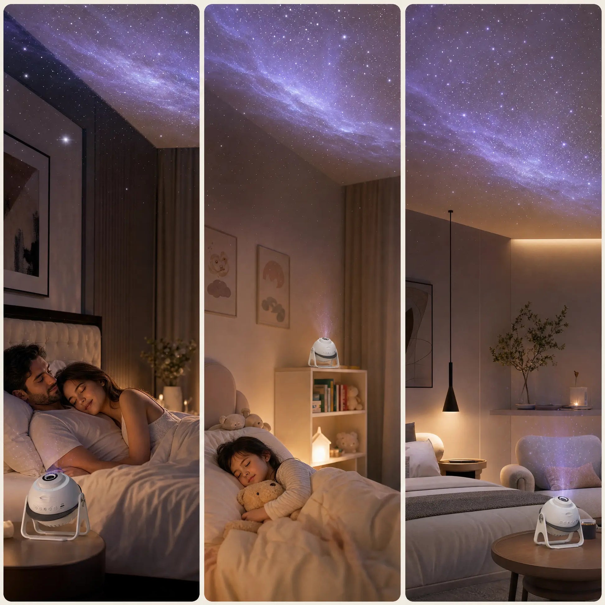 YOUKELUX P1 Premium Star Projector with Bluetooth Speaker, White Noise, Cozy Lighting & Decorative Lighting for Bedroom Ambience