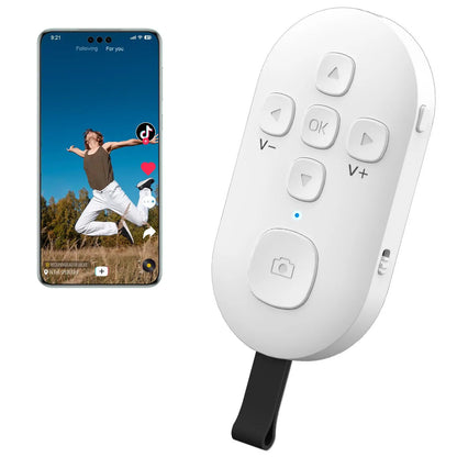 SEANCHEER R1 Tiktok Scrolling Remote Control for Phone, Page Turner for Kindle App, Camera Shutter Controller for Photo and Video, Connect via Bluetooth, USB-C Charging