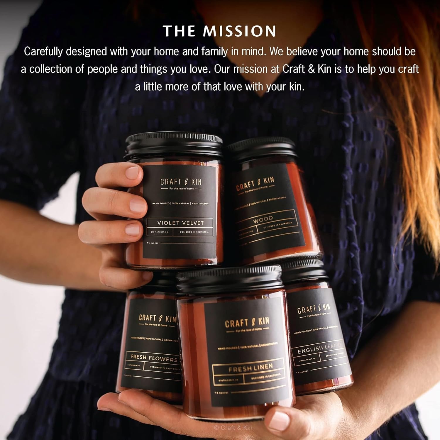Premium Whiskey Caramel Scented Candle – Long Lasting, 45 Hour Burn Time – Luxury Natural Soy Scented Candle – Room Decor and Aromatherapy – 8 Oz