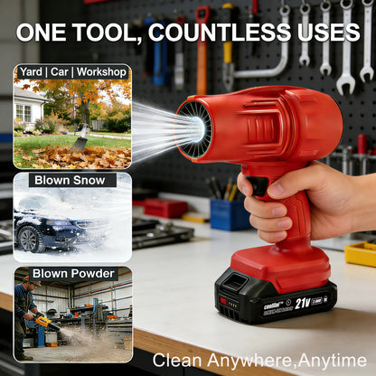 Cordless Turbo Super Power Air Duster 21V Blower One-Touch Clean Cordless & Powerful Handheld Powerfuldryer Aircraft Engine Design