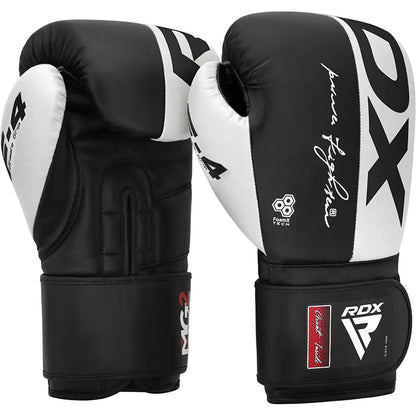 RDX F4 Sparring Gloves 2 Gloves with Kalixa Skin Maya Hide Leather. Boxing Equipment Protective Gear