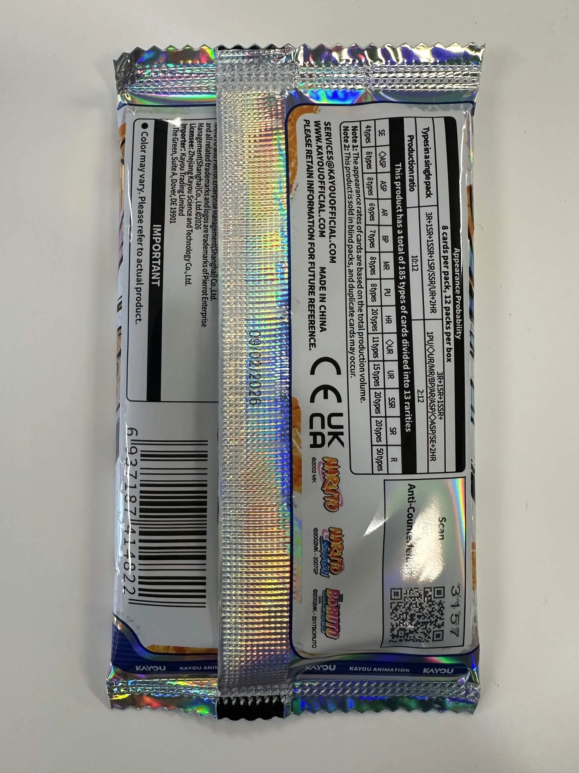 NARUTO KAYOU - Chapter Jin Series 3 Booster Pack - English - Qty 1