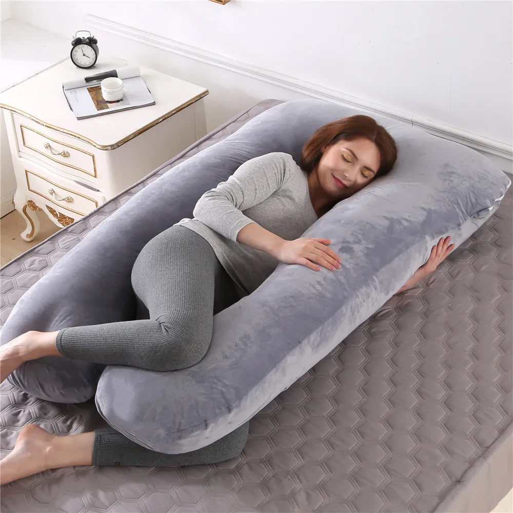 1.3KG Cotton Pregnancy and Nursing Pillow for Expecting Mothers