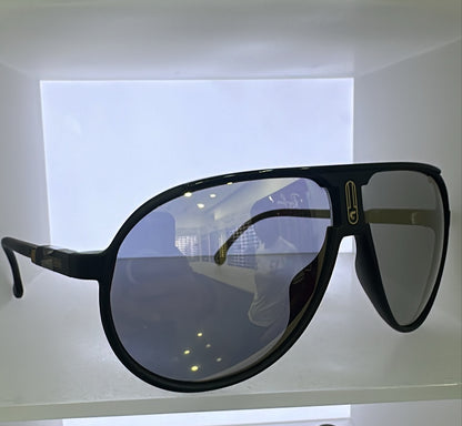 Carrera Champion — Aviator Matte Black Grey Classic. Para Hombre