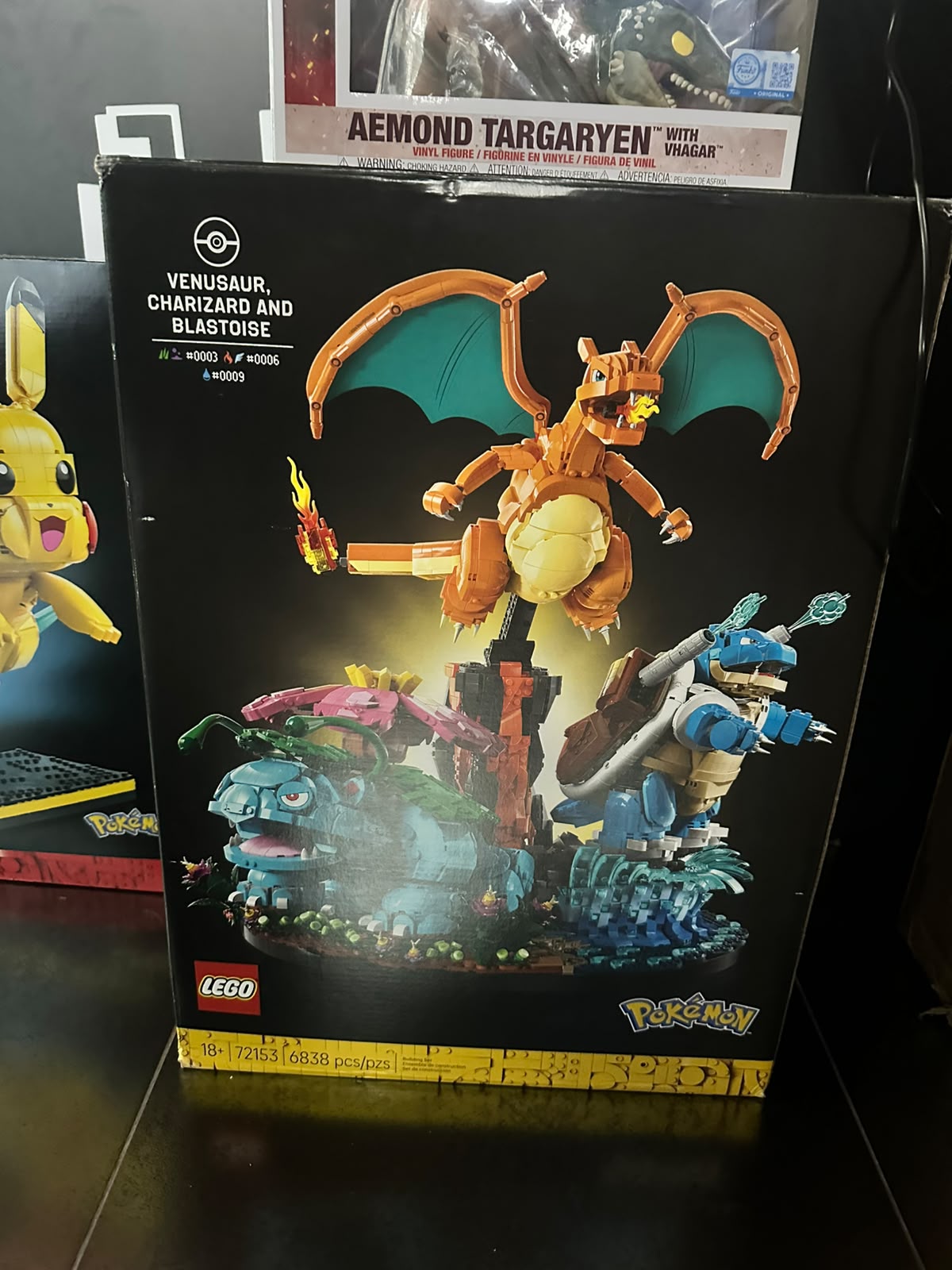 LEGO Pokémon 72153 — Venusaur, Charizard & Blastoise | 6,838 Piezas