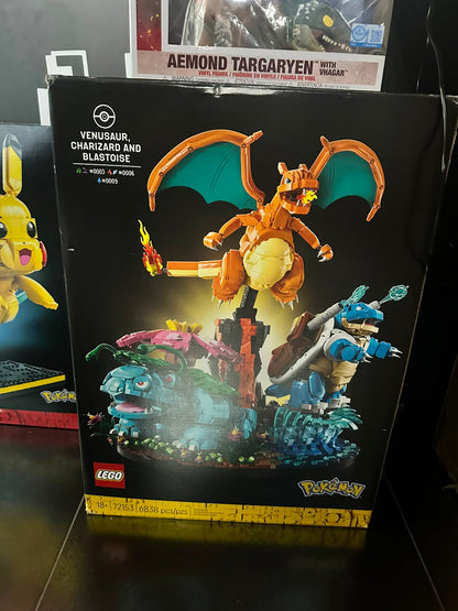 LEGO Pokémon 72153 — Venusaur, Charizard & Blastoise | 6,838 Piezas