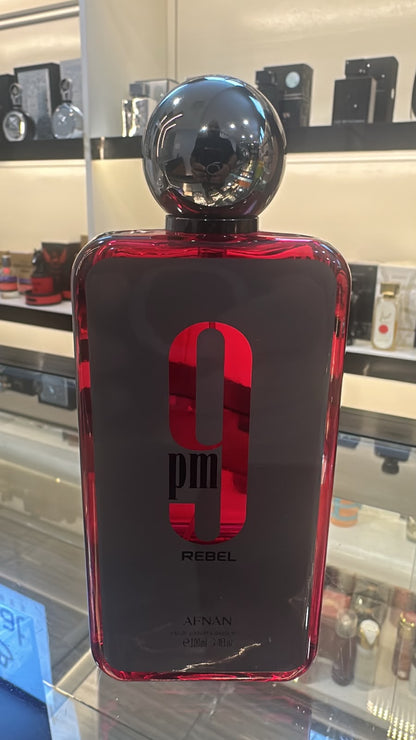 Afnan 9pm Rebel — Eau de Parfum | Fragancia Masculina Premium. Para Hombre