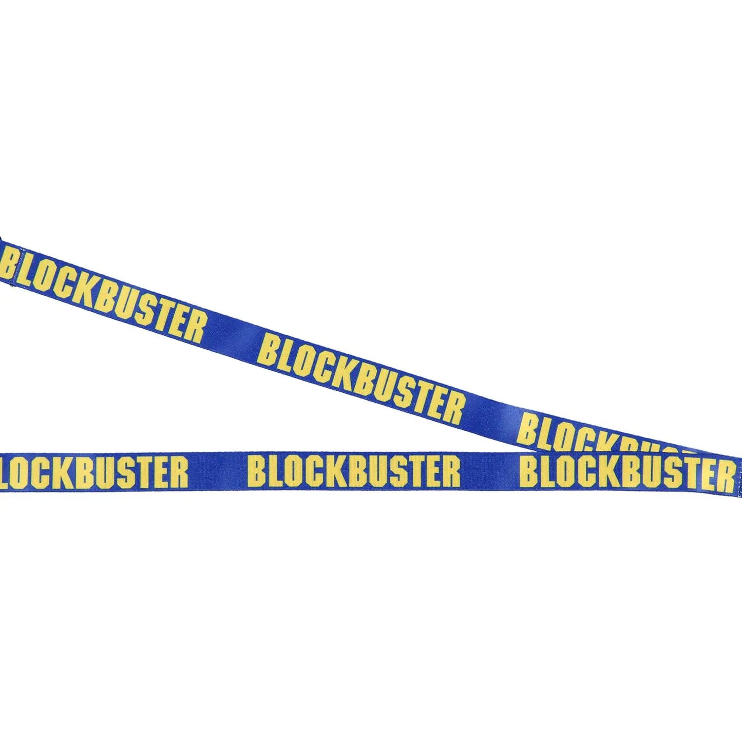 Blockbuster Video Membership Card ID Badge Holder Lanyard and Rubber Charm Pendant
