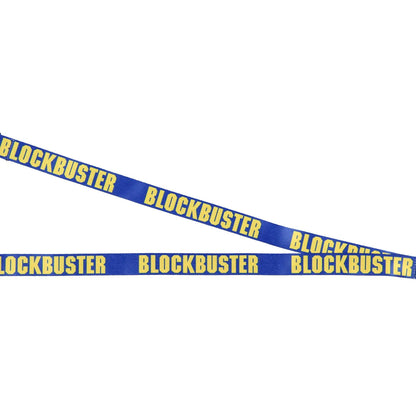 Blockbuster Video Membership Card ID Badge Holder Lanyard and Rubber Charm Pendant