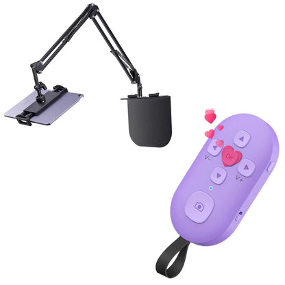 SEANCHEER R1 Tiktok Scrolling Remote Control for Phone, Page Turner for Kindle App, Camera Shutter Controller for Photo and Video, Connect via Bluetooth, USB-C Charging