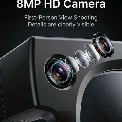 Smart Glasses, 4GB Built-In Memory, 8MP Camera Hands-Free Recording, 290Mah Battery, AI Multi-Language Translation, Bluetooth Calling, Hifi Audio, Music Control, Multifunctional Smart Glasses