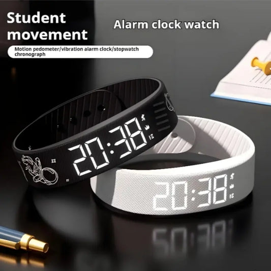 2026 New Multifunctional Fashion Electronic Watch, Unisex, Clock, Pedometer, Timer, Night Light, Wearable Sport, Holiday Gift
