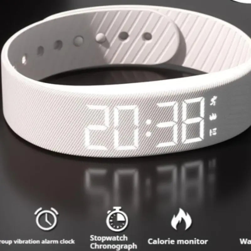 2026 New Multifunctional Fashion Electronic Watch, Unisex, Clock, Pedometer, Timer, Night Light, Wearable Sport, Holiday Gift