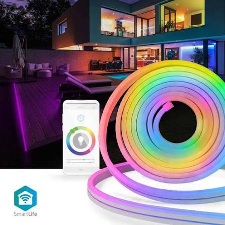 Smart LED Strip Light RGB 5M — Compatible con Alexa y Google Assistant | Control por App y Voz