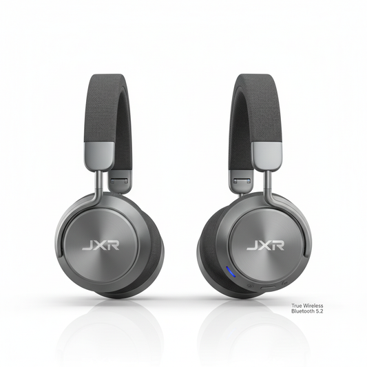 JXR True Wireless Bluetooth 5.2 On-Ear Headphones