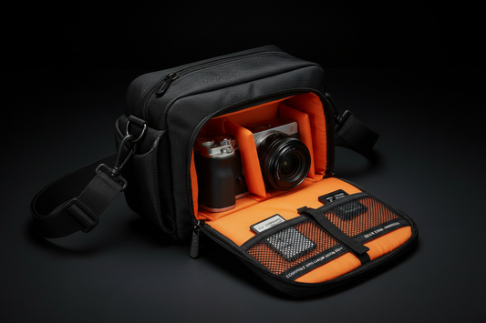 Single Shoulder Crossbody Camera Bag Black