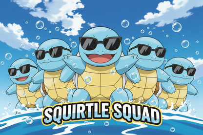 Squirtle Squad Banner